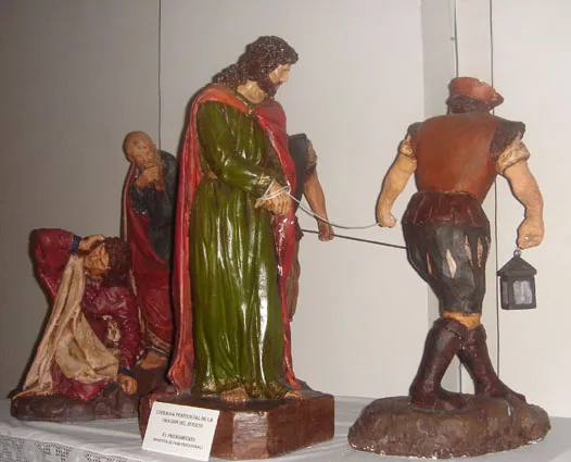 Maqueta de "El Prendimiento de Nuestro Señor en el Huerto de los Olivos", de Miguel Ángel Tapia Palomo.